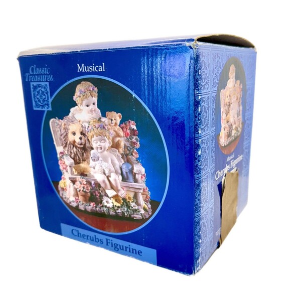 Vintage Classic Treasures Musical Cherubs Figurine – Plays “Love Is Here to Stay - Picture 13 of 13